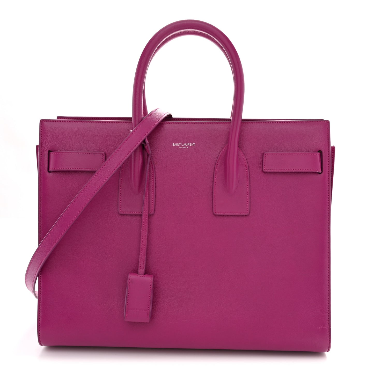 Calfskin Small Sac De Jour Electric Pink