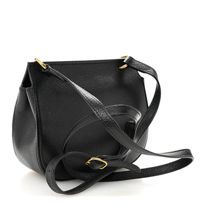 Mulberry Small Classic Grain Calfskin Mini Amberley Flap Black 3 of 13