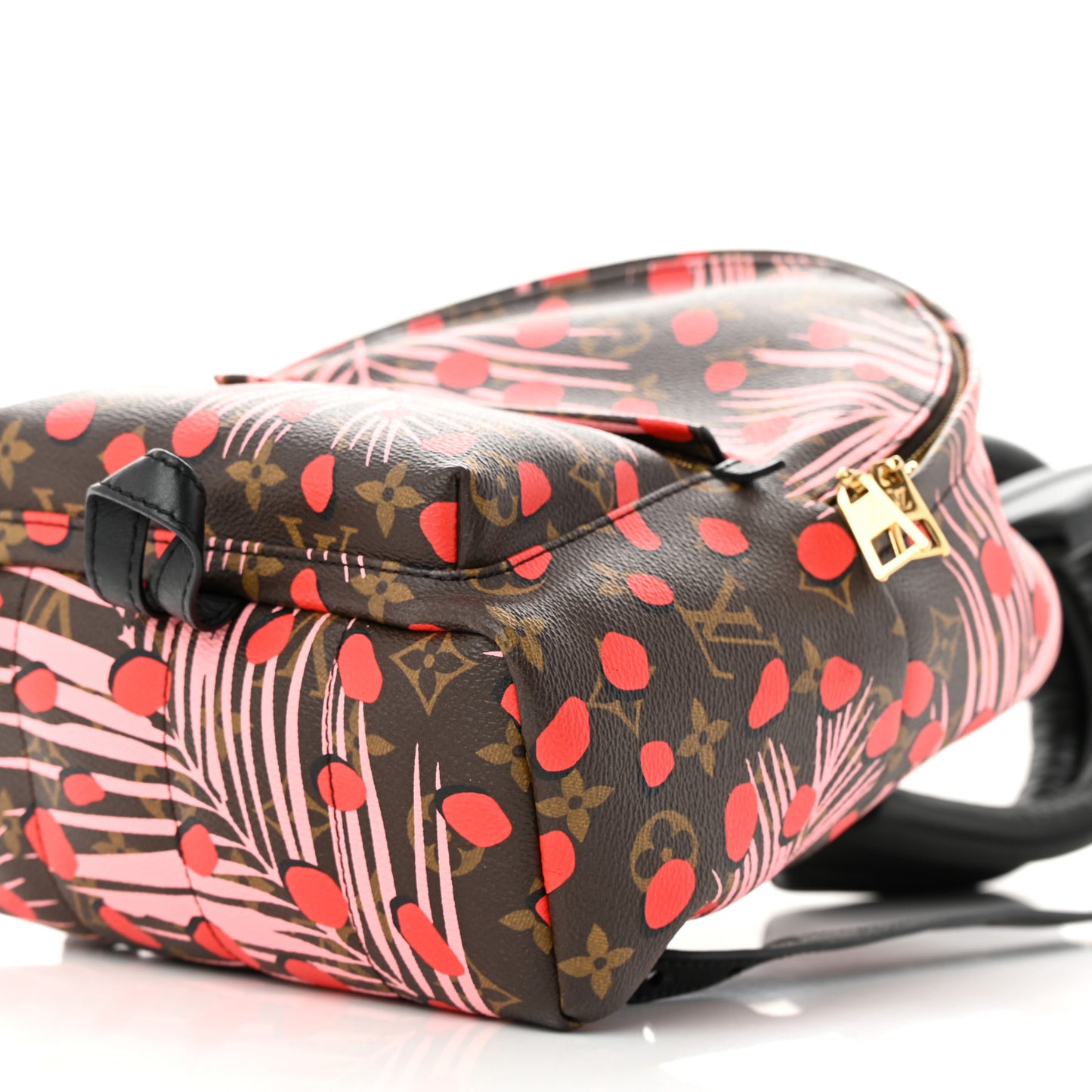 Monogram Jungle Dots Palm Springs Backpack PM Sugar Pink Poppy