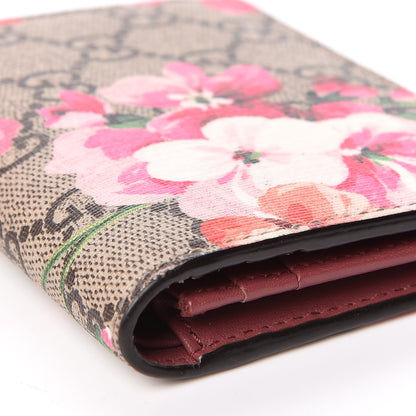 Gucci GG Supreme Monogram Blooms Card Case Beige Multicolor Dry Rose 11 of 12