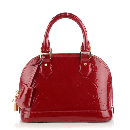 Louis Vuitton Vernis Alma BB Cherry 1 of 7