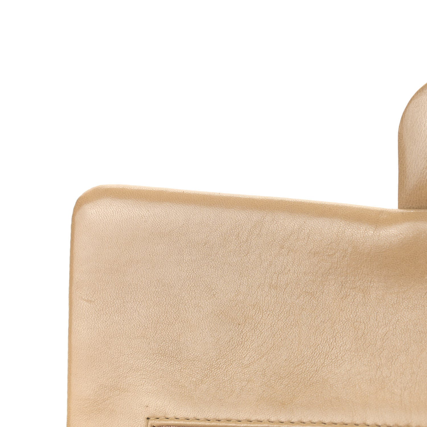Chanel Lambskin Quilted Medium Double Flap Beige 17 of 23