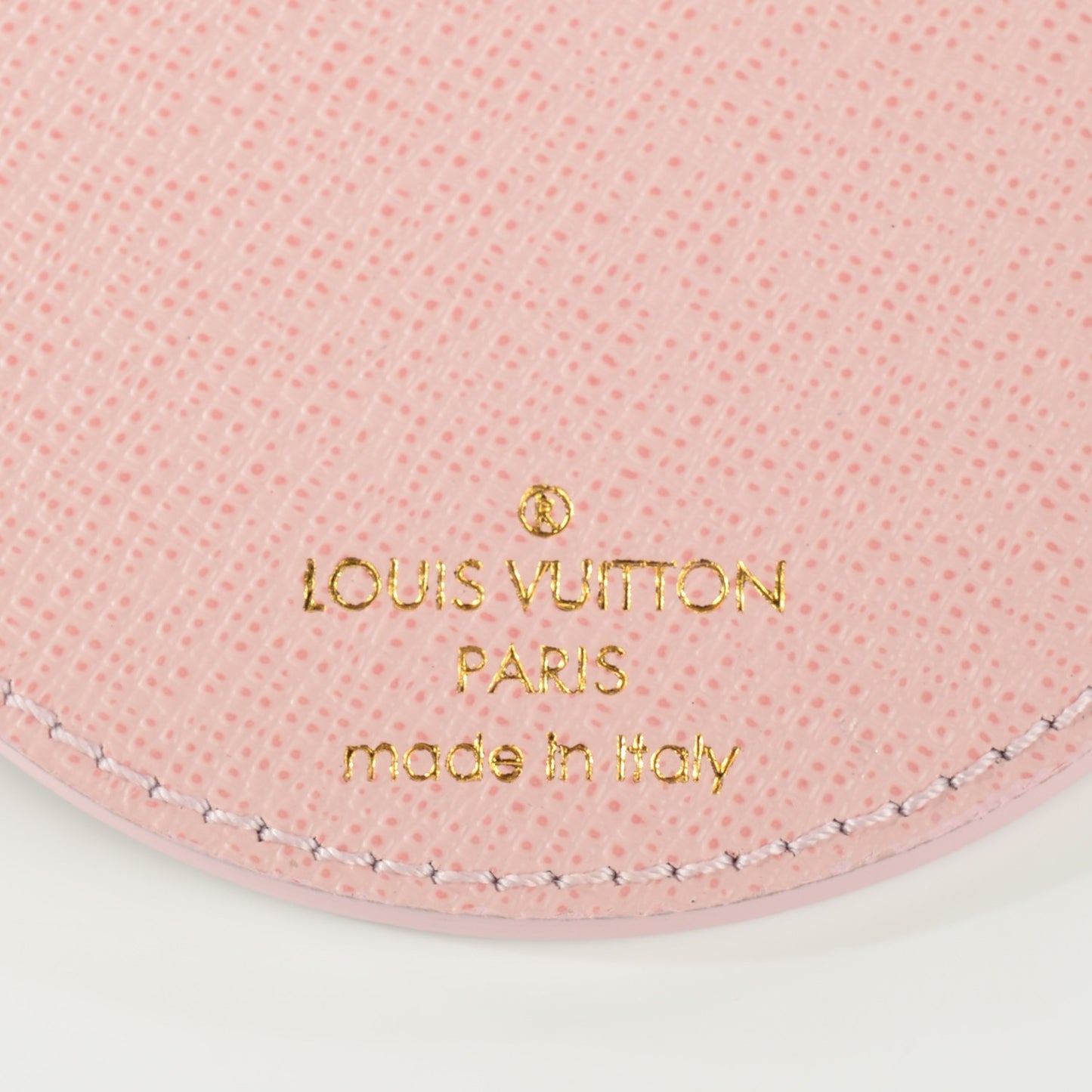 Monogram LV Mirror Key Holder Rose Ballerine