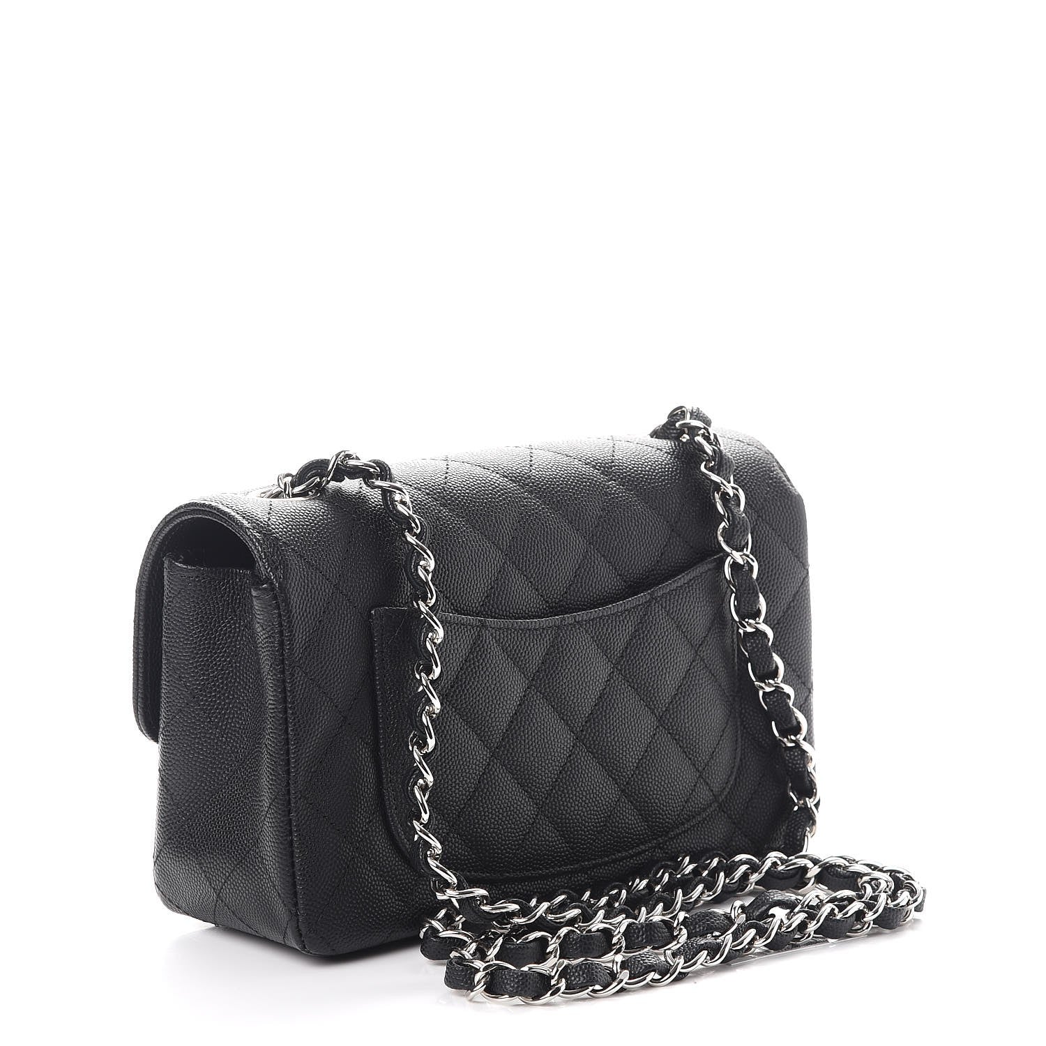 Chanel Caviar Quilted Mini Rectangular Flap Black 3 of 8