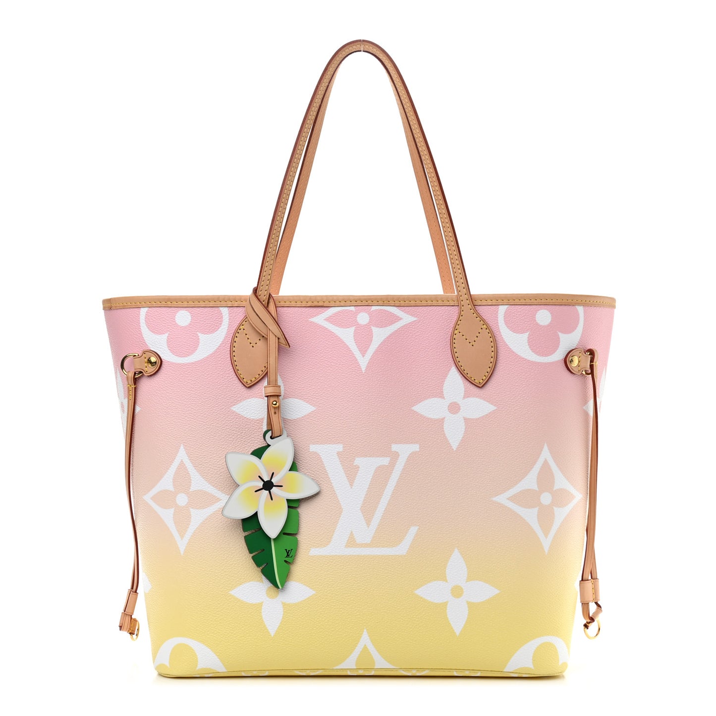 Monogram Giant By The Pool Neverfull MM Light Pink