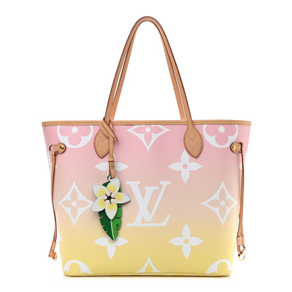 Louis Vuitton Monogram Giant By The Pool Neverfull MM Light Pink 3 of 12