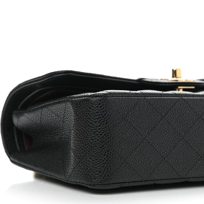 Chanel Caviar Quilted Small Double Flap Black 8 of 10