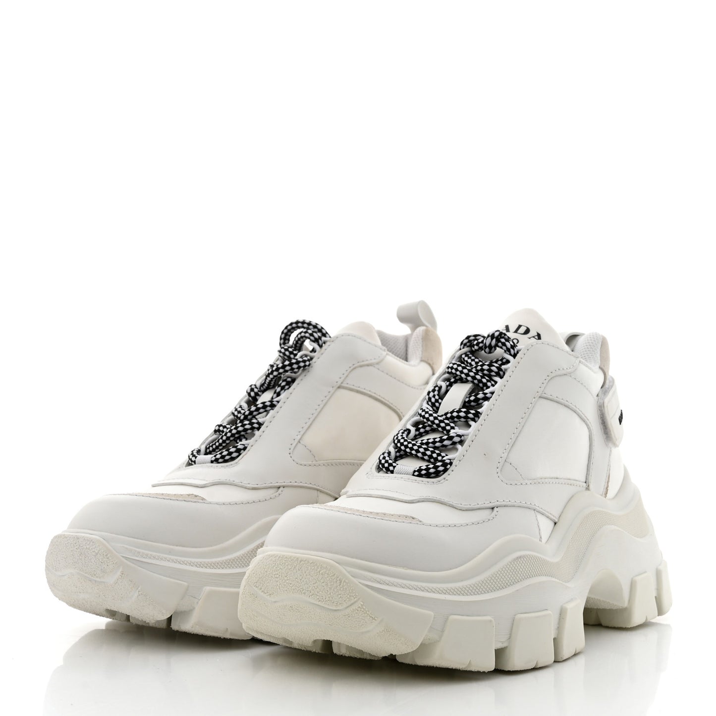 Nylon Nevada Calfskin Mens Pegassus Sneakers 5 White