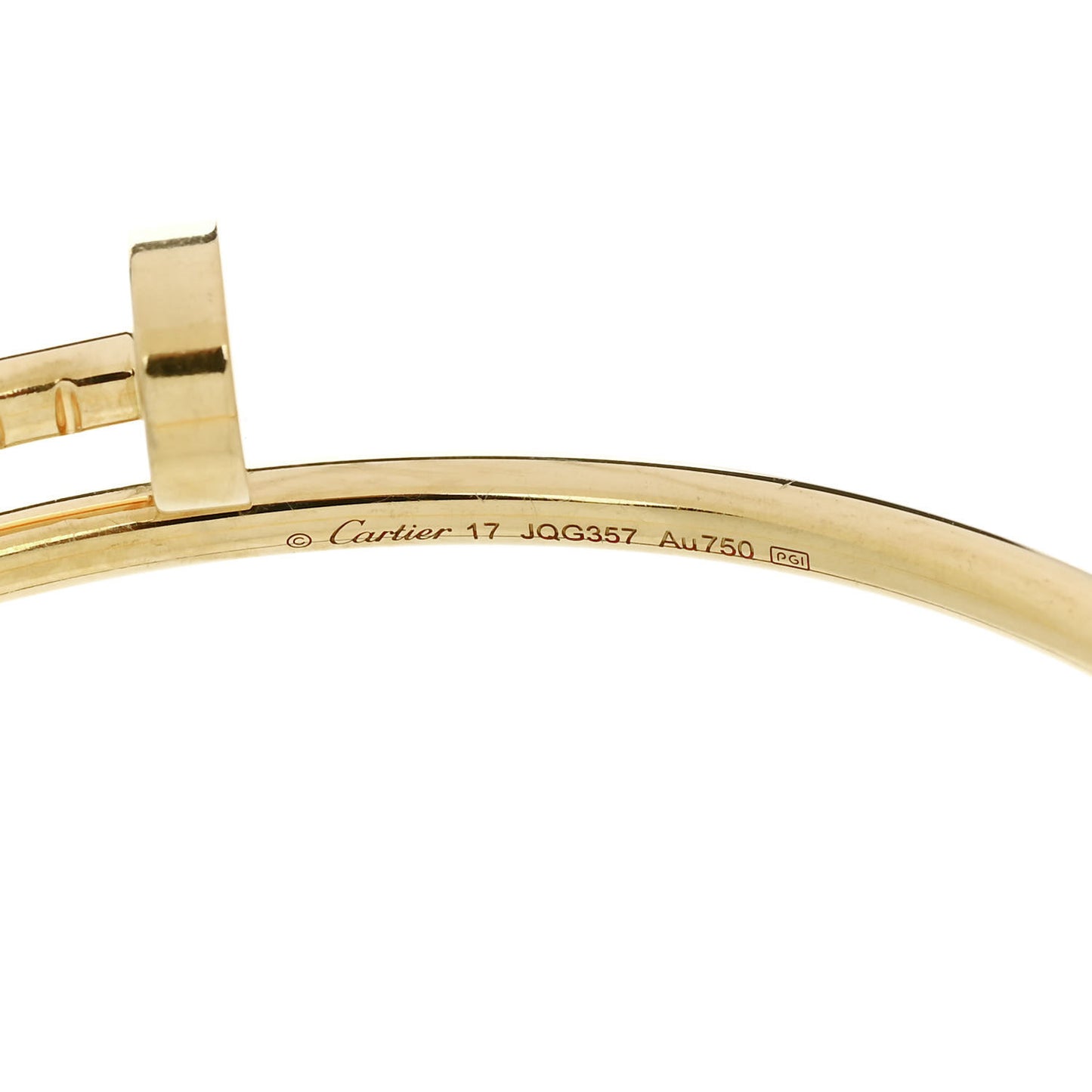 18K Yellow Gold Small Juste Un Clou Bracelet 17