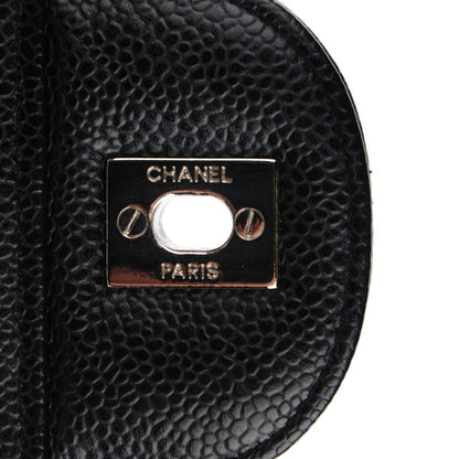Chanel Caviar Quilted Jumbo Single Flap Black 5 of 9