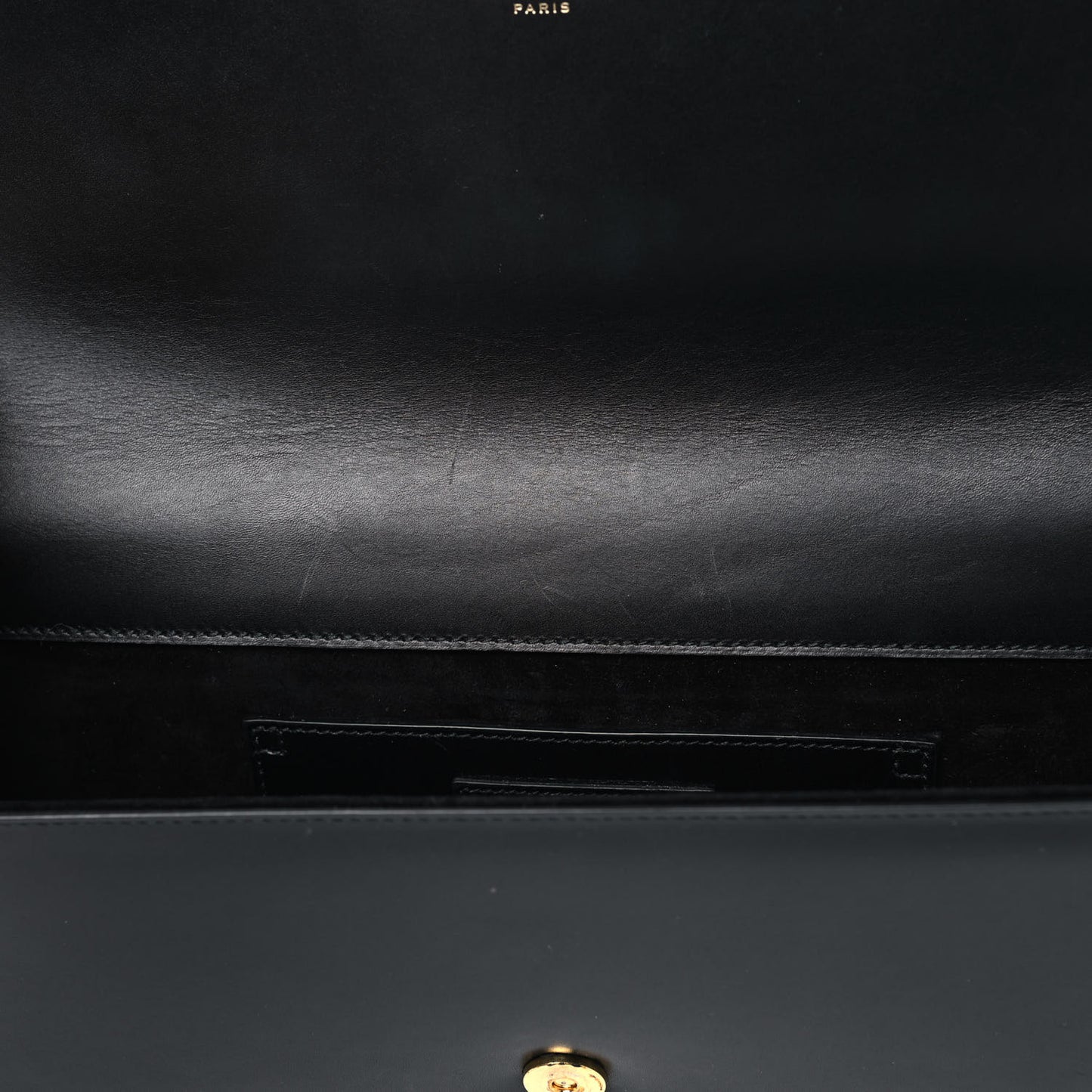 Calfskin Classic Monogram Tassel Clutch Black