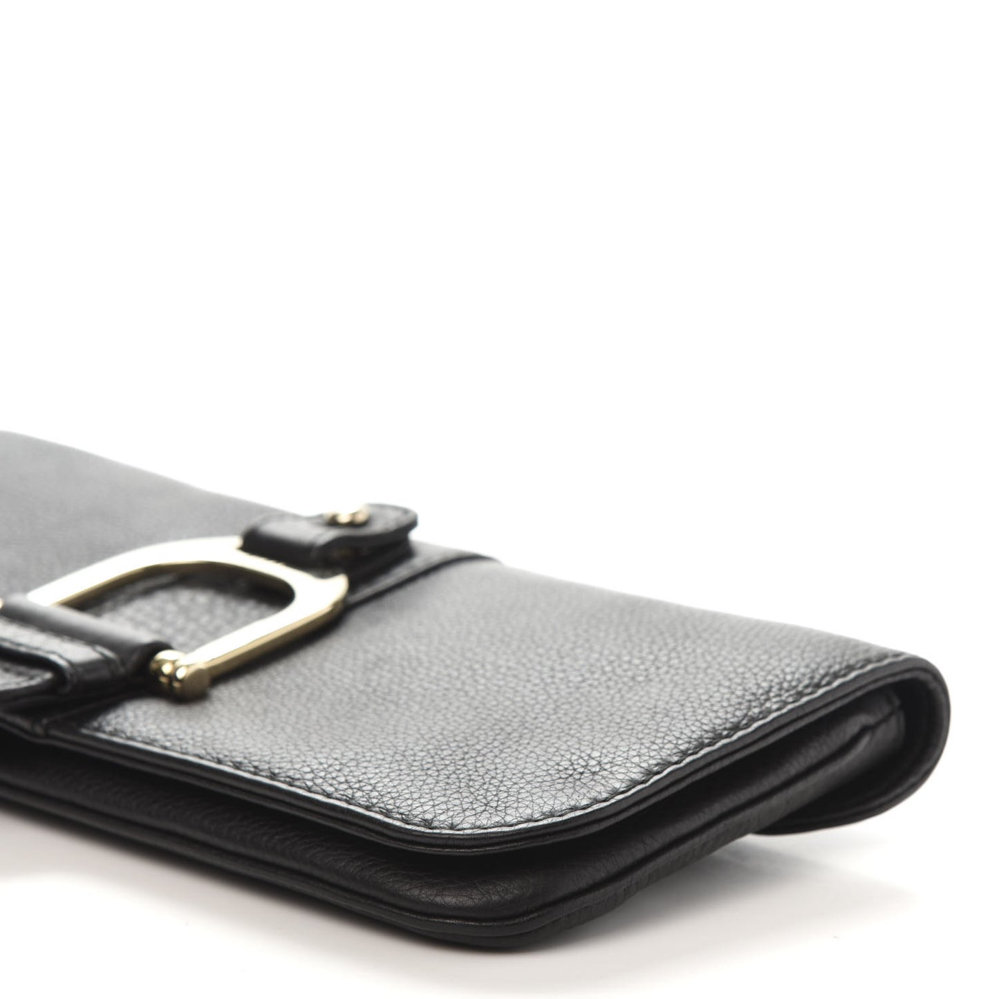 Calfskin Greenwich Clutch Black