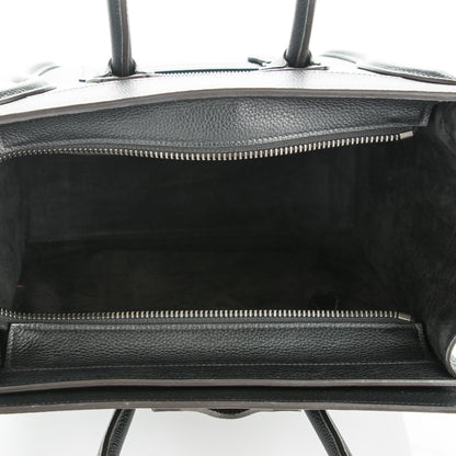Celine Drummed Calfskin Micro Luggage Black 5 of 7