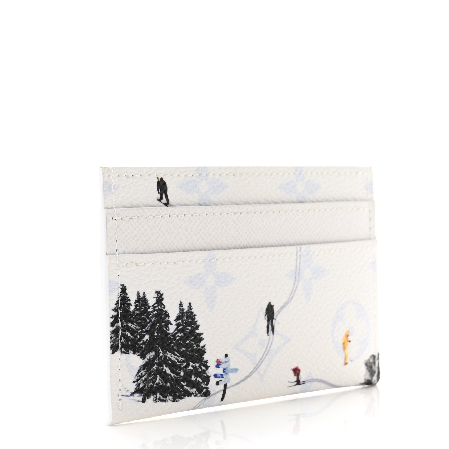 Louis Vuitton Monogram Sports Card Holder Ski White 3 of 8