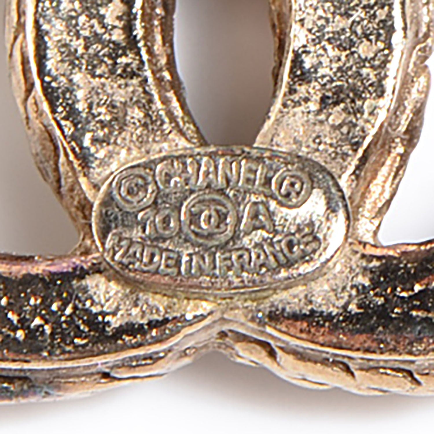 Chanel Braided CC Earrings Gold 5 of 5