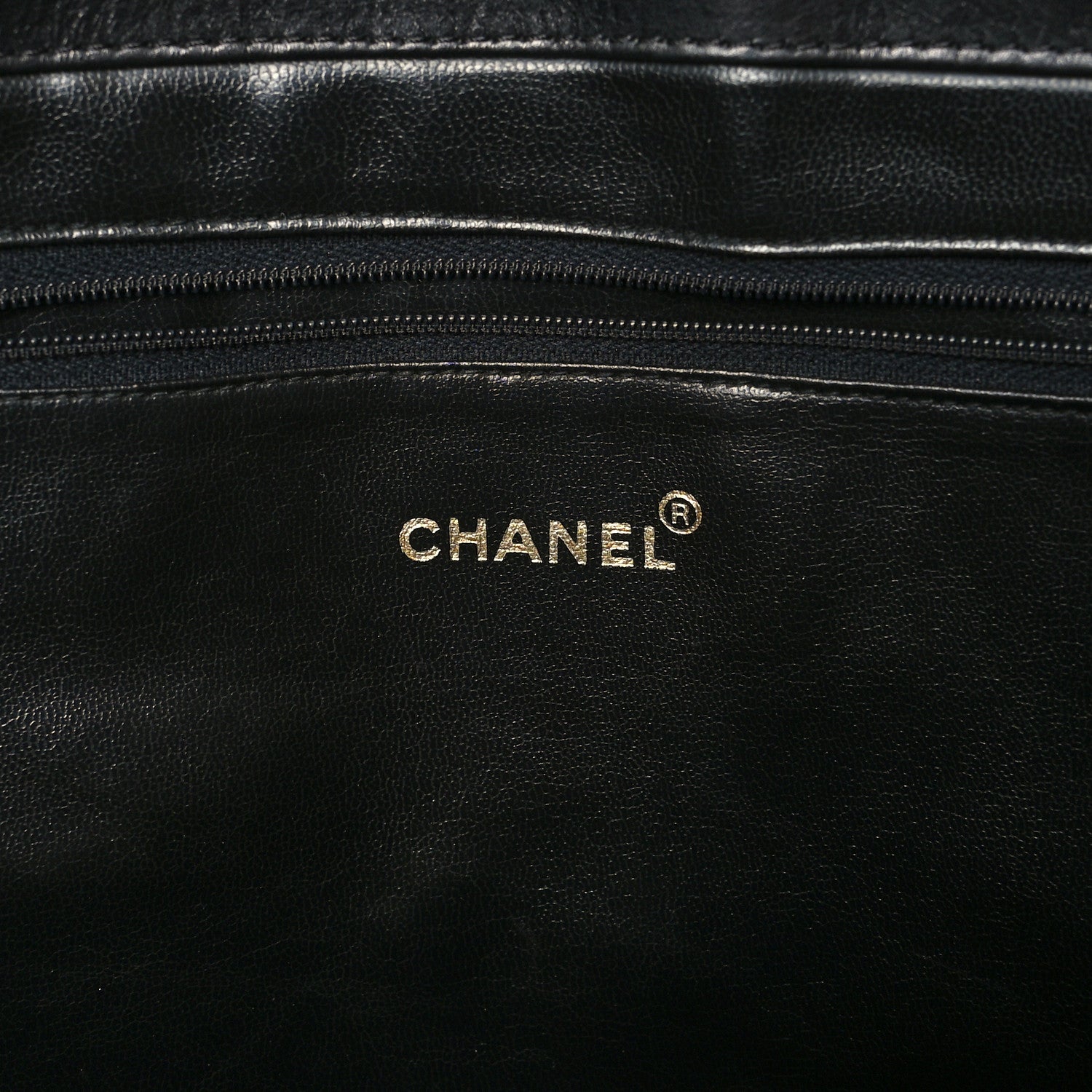 Chanel Calfskin Stitched XL Weekender Black 9 of 17