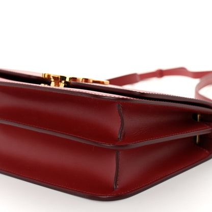 Burberry Calfskin Small TB Bag Dark Crimson 9 of 9