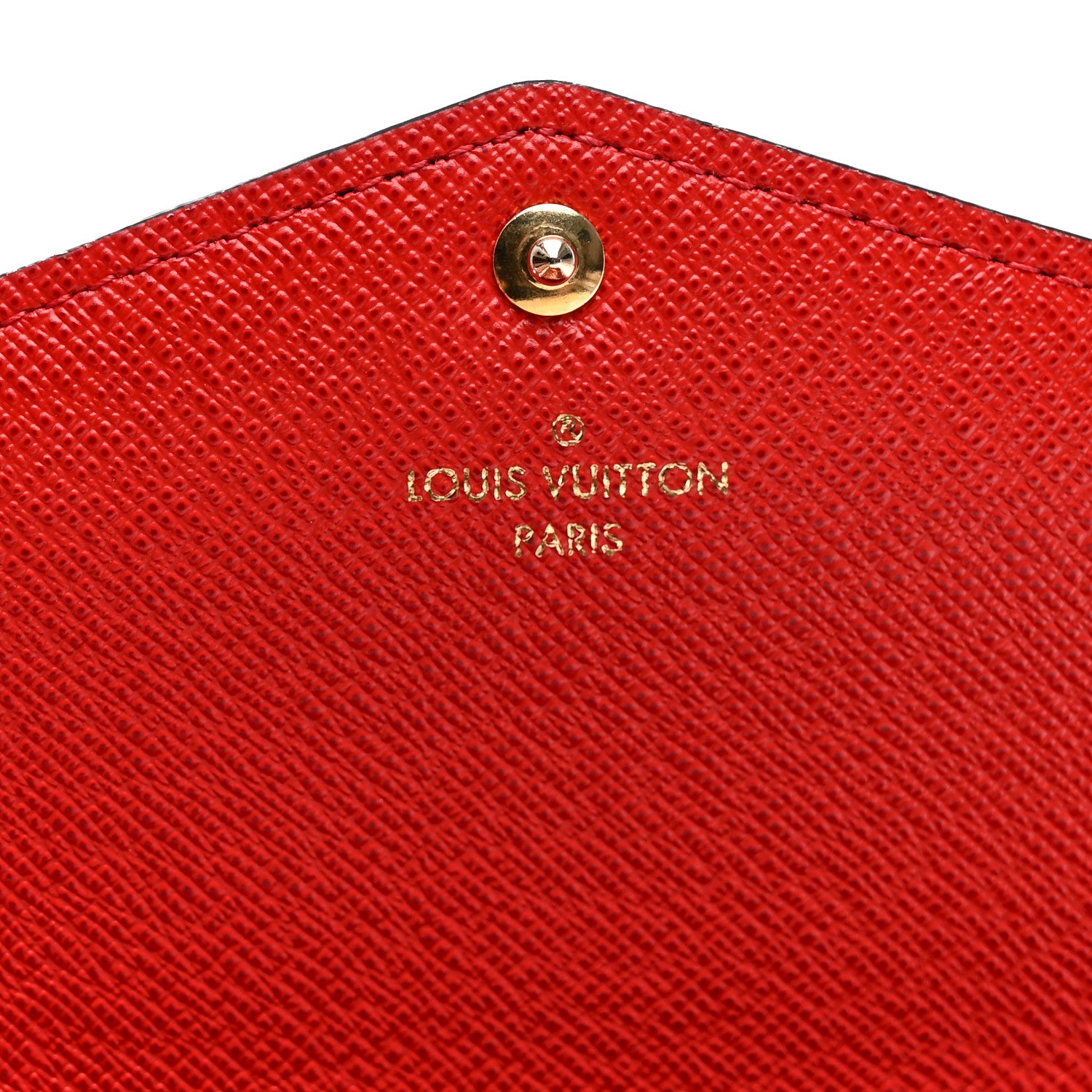 Louis Vuitton Monogram Sarah Wallet NM Coquelicot 6 of 7