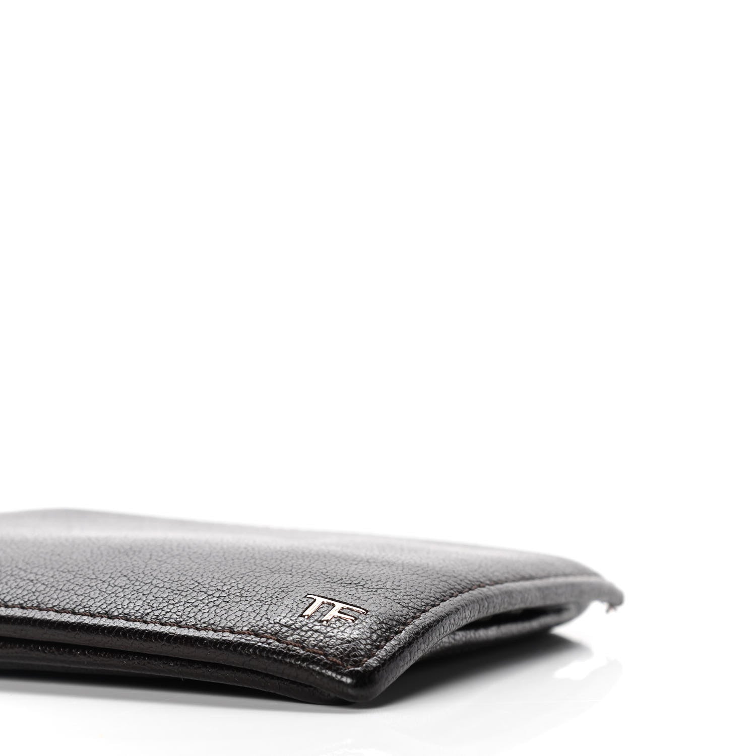 Tom Ford Goatskin Bi-Fold Wallet Dark Brown 9 of 11