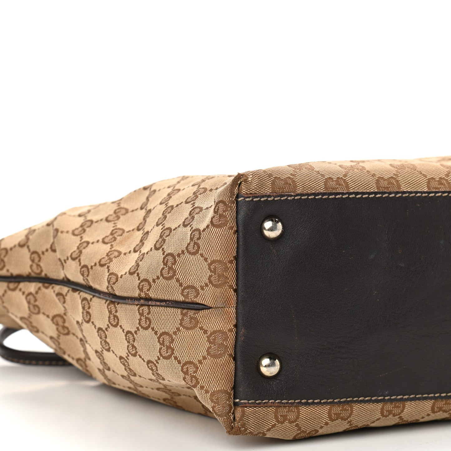 Monogram Large New Britt Tote Brown
