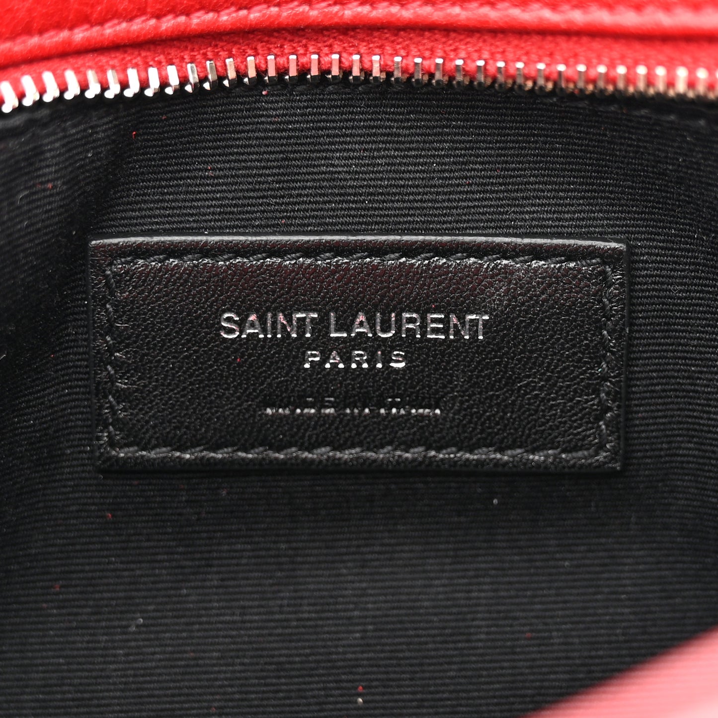 Lambskin Monogram Lou Belt Bag Red