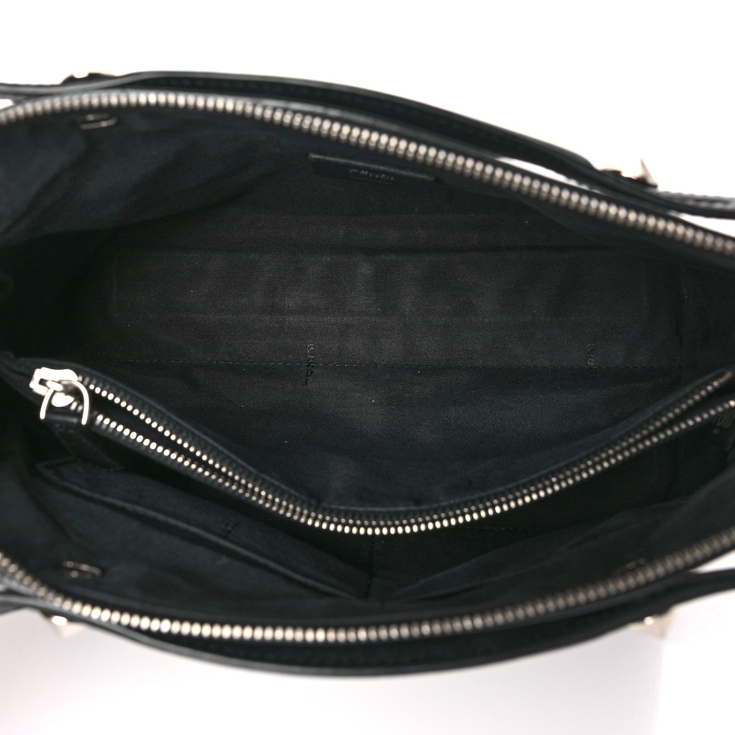 Fendi Vitello Dolce Medium By The Way Boston Bag Black 5 of 9