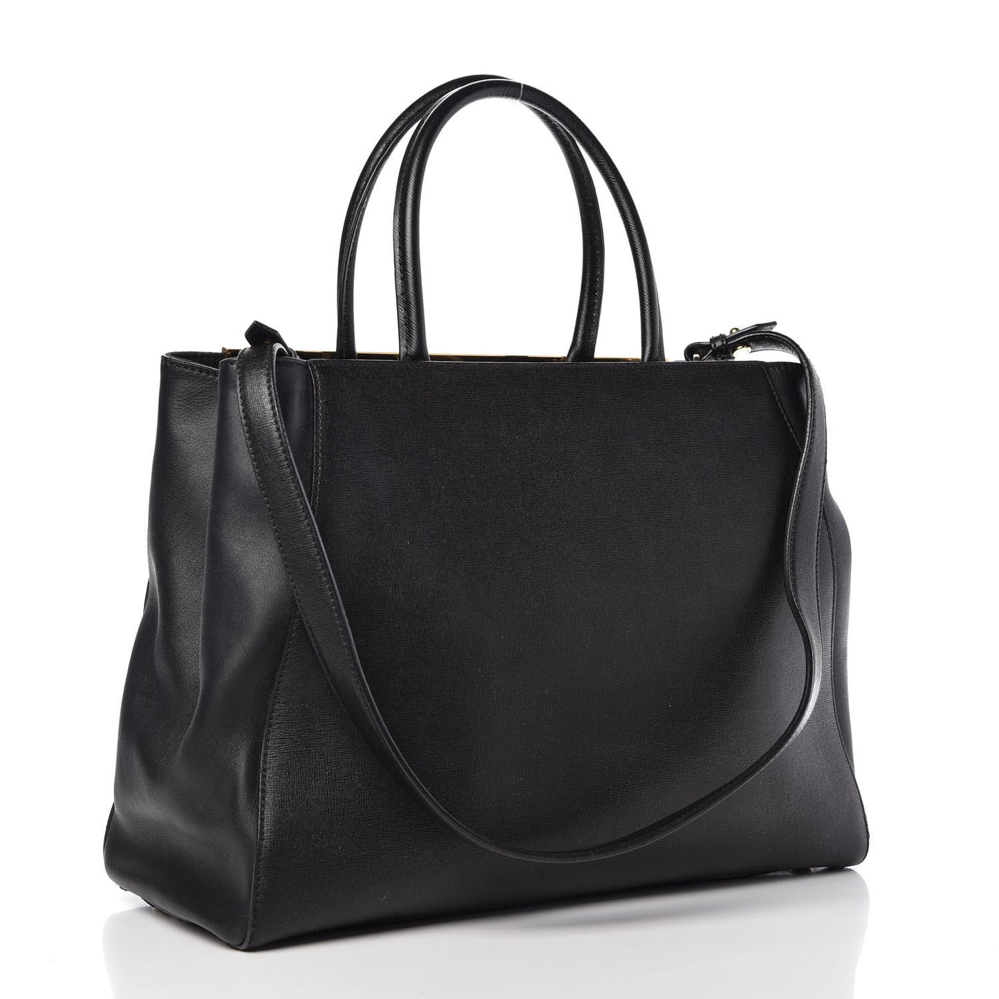 Vitello Elite Medium 2Jours Tote Black