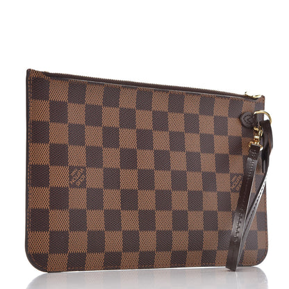 Louis Vuitton Damier Ebene Neverfull MM GM Pochette 3 of 8