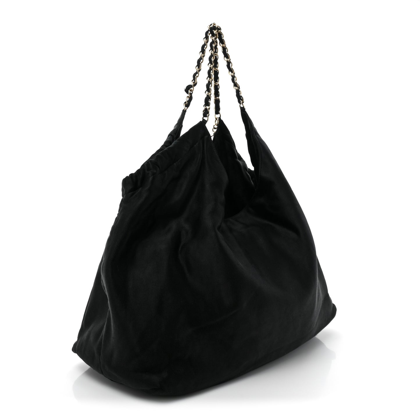 Satin XL Coco Cabas Black