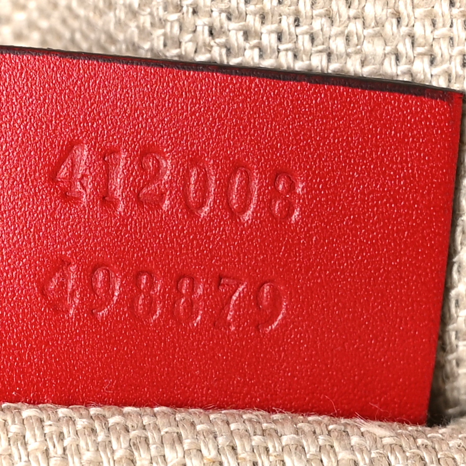 Gucci Calfskin Web Small Webby Bee Shoulder Bag Red 7 of 10