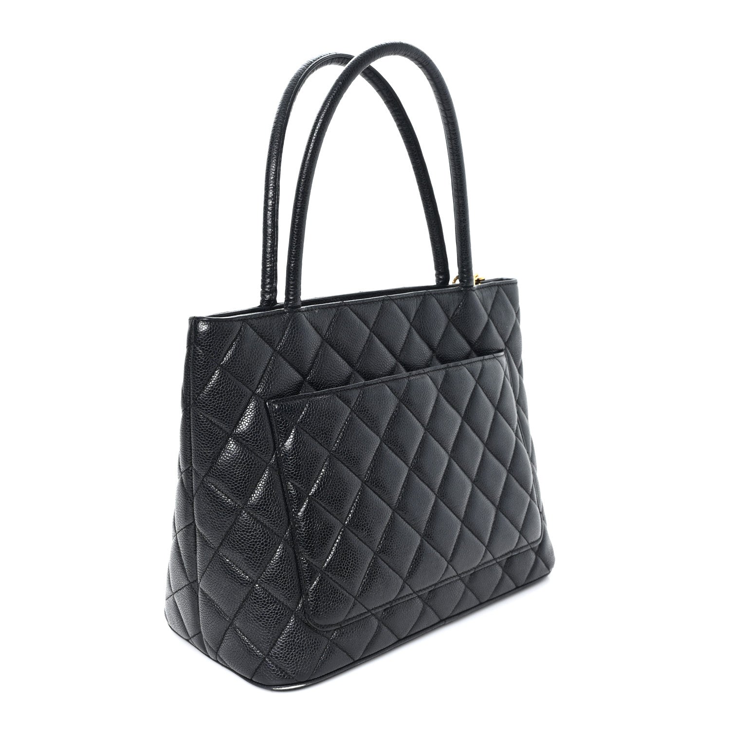 Chanel Caviar Quilted Medallion Tote Black 3 of 11
