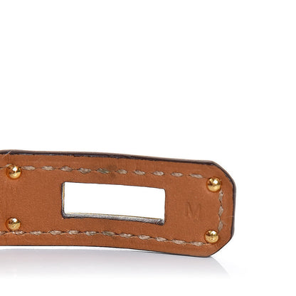 Hermes Epsom Kelly Double Tour Bracelet M Rouge Casaque 5 of 7