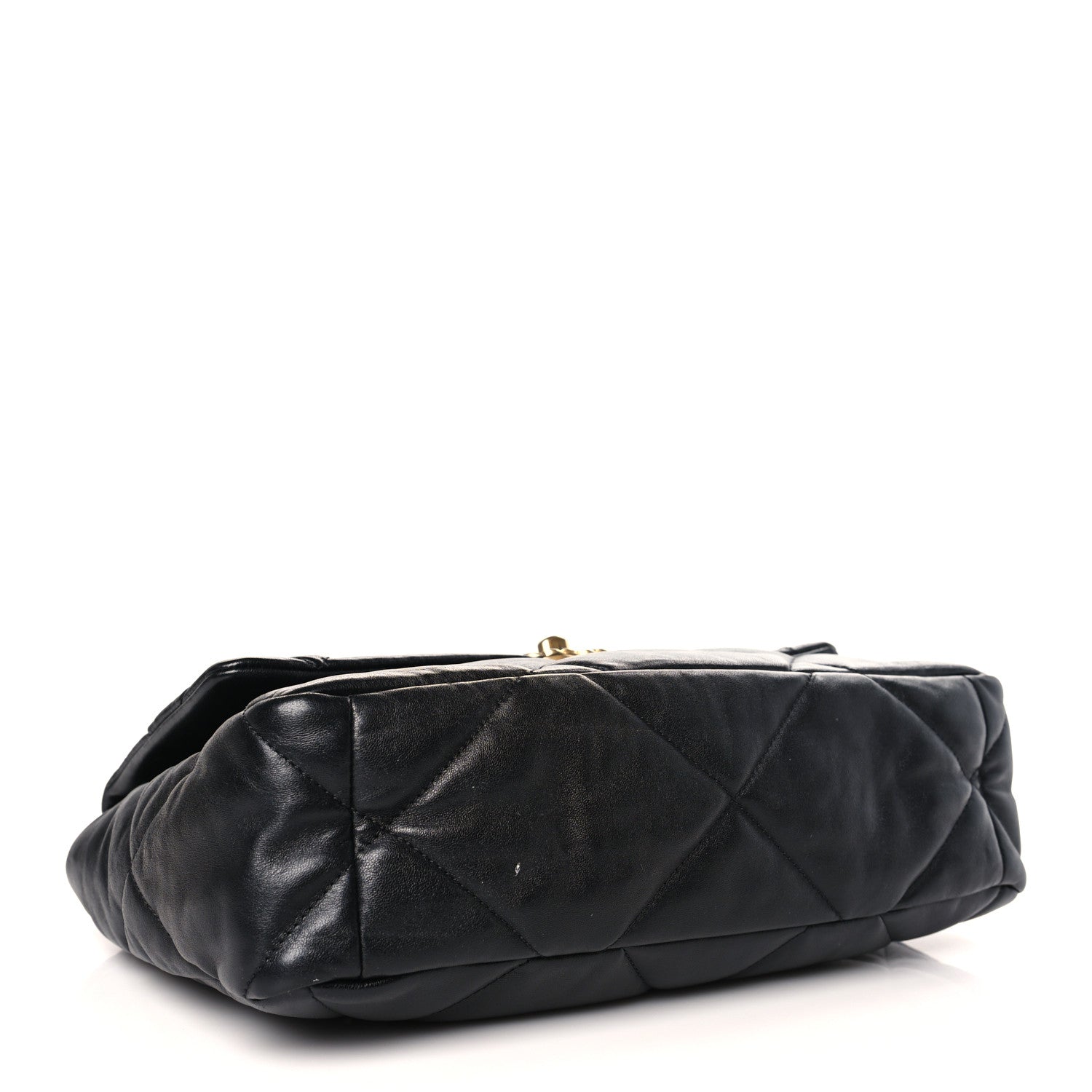 Chanel Lambskin Quilted Large Chanel 19 Flap Black 4 of 9