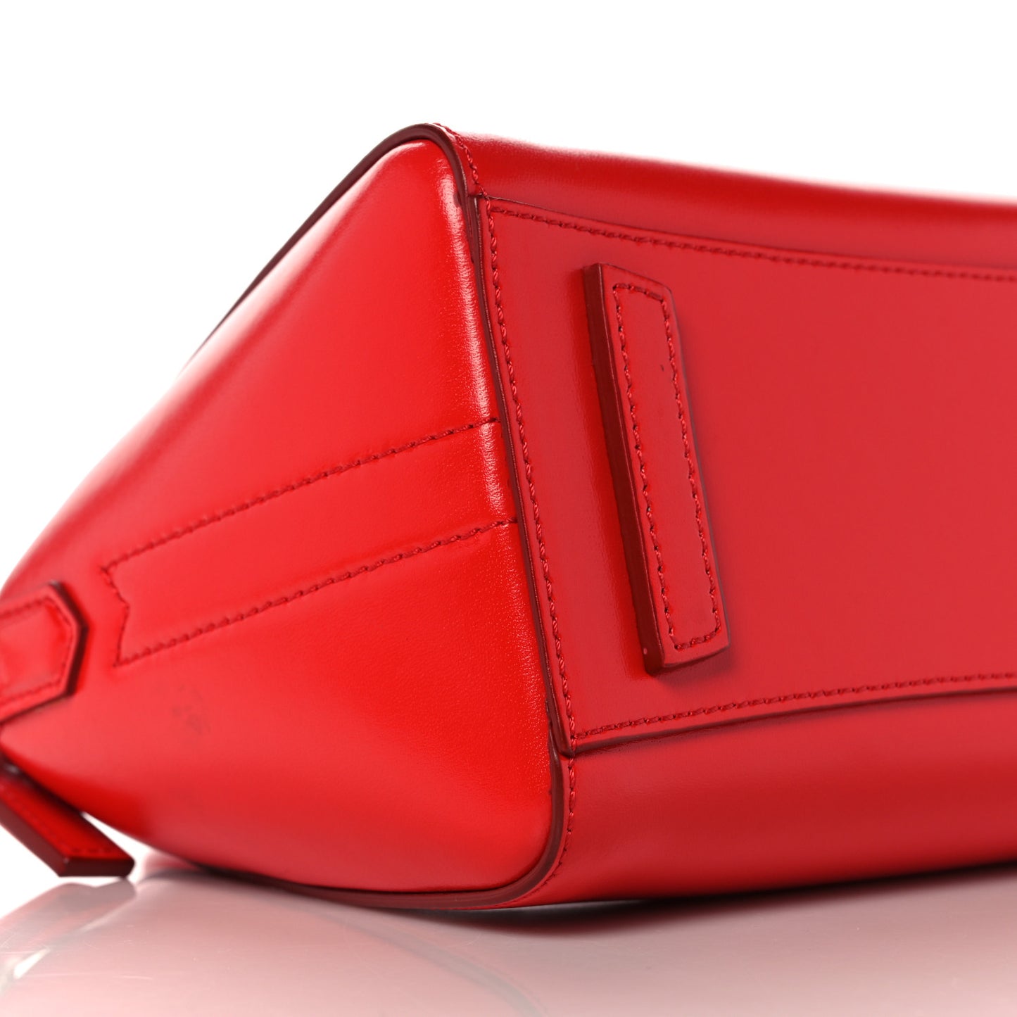 Shiny Lord Calfskin Mini Antigona Red
