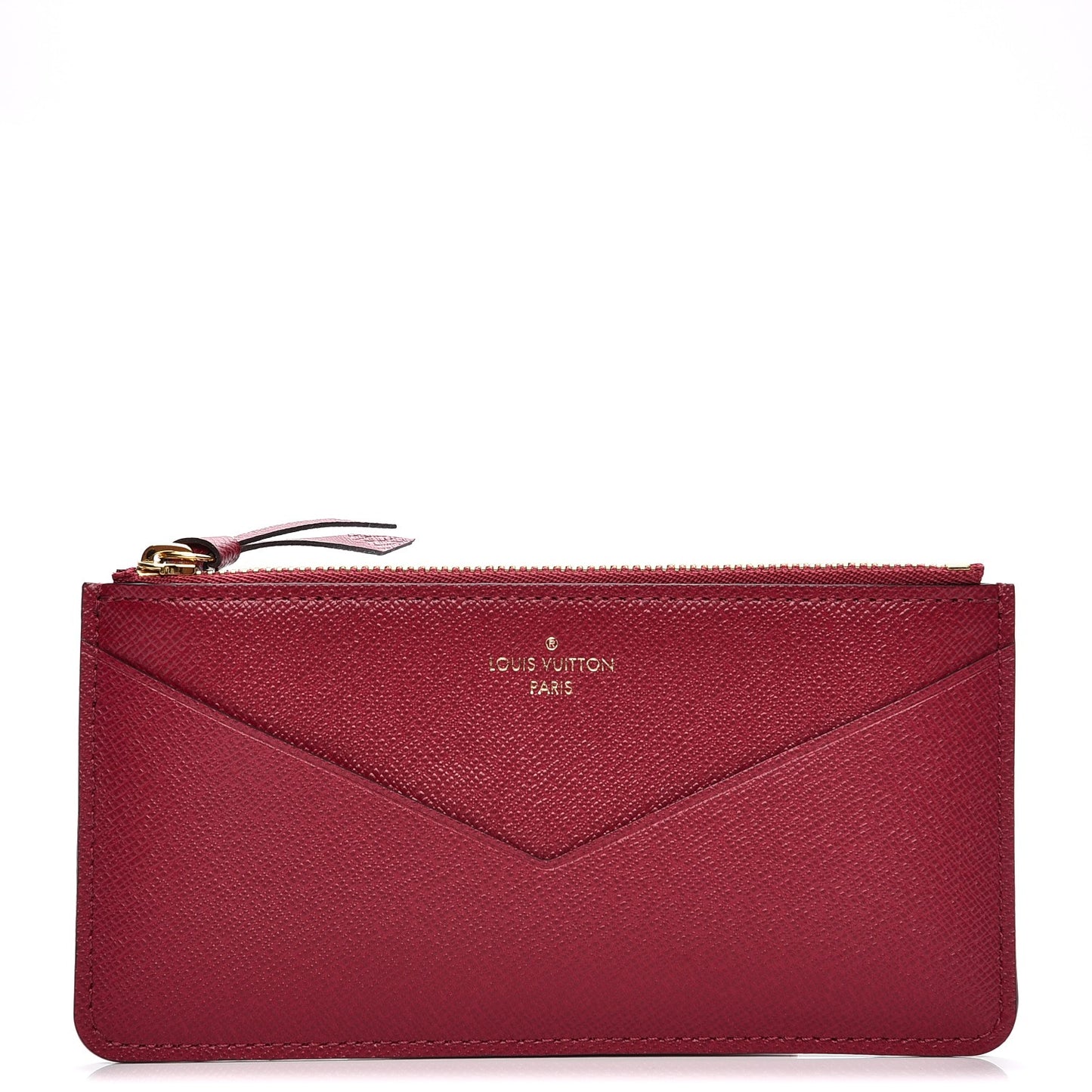 Calfskin Jeanne Wallet Zippered Insert Fuchsia