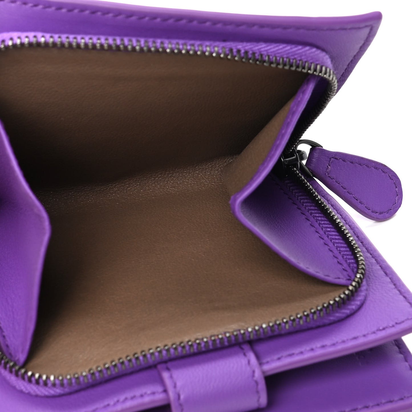 Nappa Intrecciato Mini Wallet Byzantine