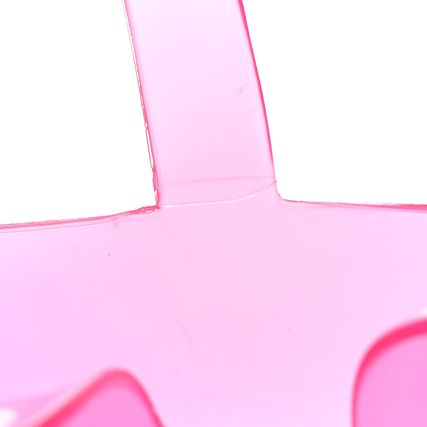 x MELISSA Jelly Medium Shopping Bag Clear Pink