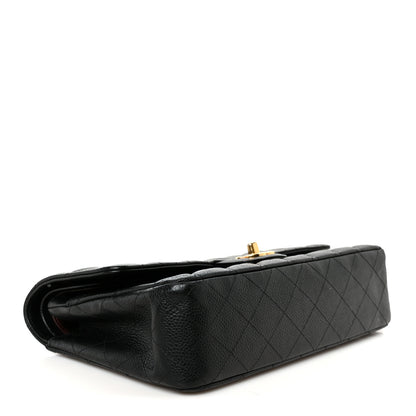Chanel Caviar Quilted Medium Double Flap Black 3 of 10