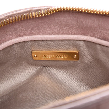 Miu Miu Nappa Matelasse Lux Clutch Mughetto 6 of 7