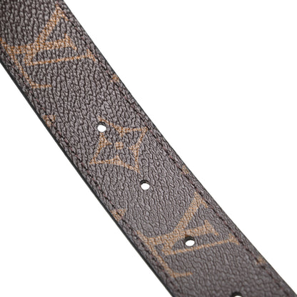 Louis Vuitton Calfskin Monogram 30mm LV Initiales Reversible Belt 90 36 Black 4 of 5