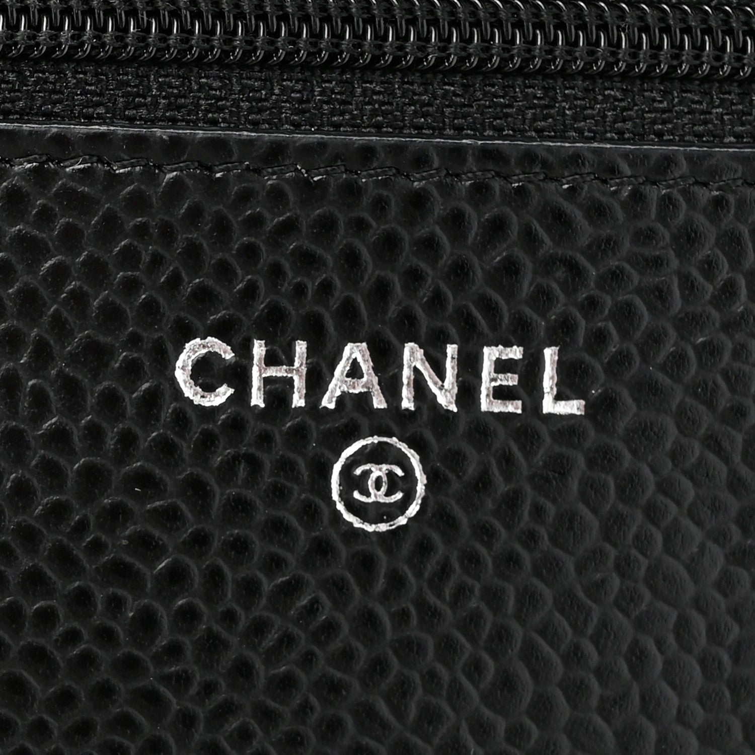 Chanel Caviar Quilted Wallet on Chain WOC Black 6 of 12