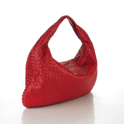 Bottega Veneta Nappa Intrecciato Large Veneta Hobo Crimson 3 of 8