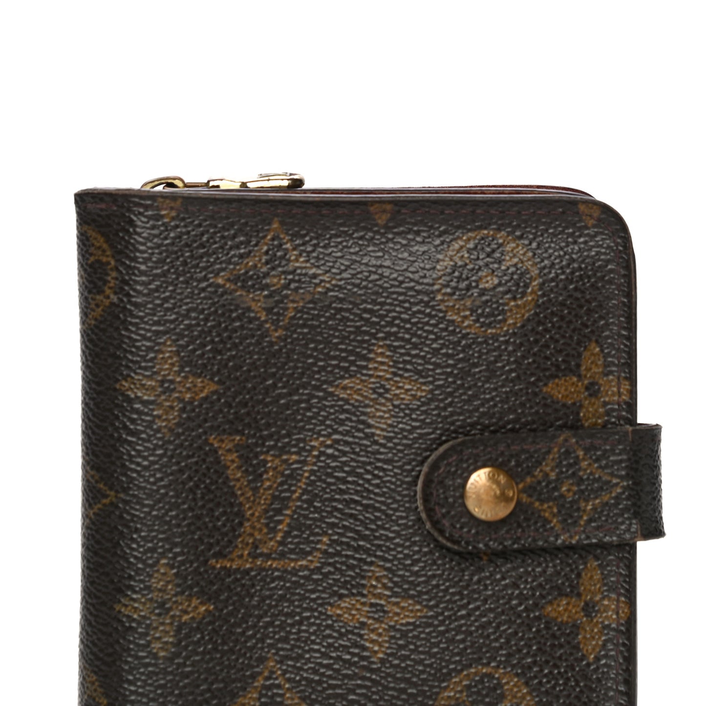 Monogram Compact Zippe Zipped Wallet
