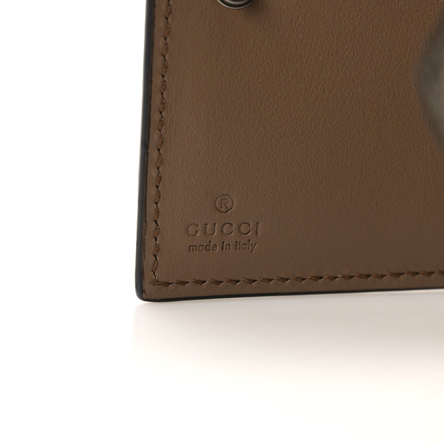 GG Supreme Monogram Dionysus Card Case Wallet Beige Taupe