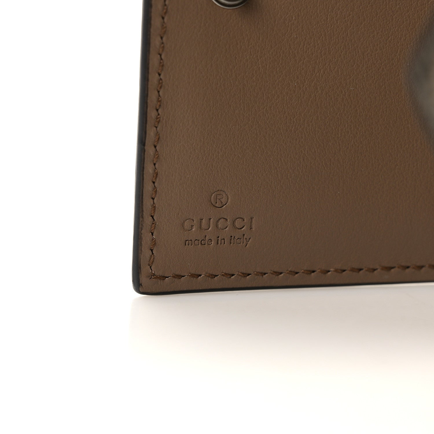 Gucci GG Supreme Monogram Dionysus Card Case Wallet Beige Taupe 6 of 6