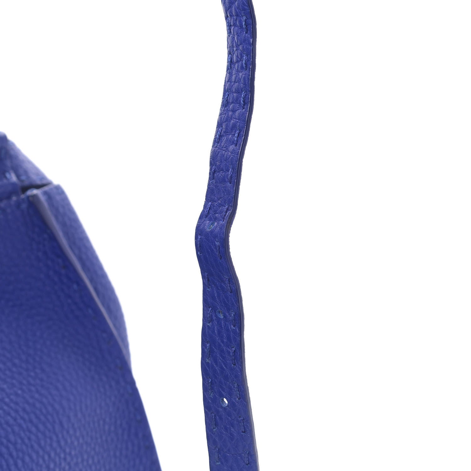 Fendi Cuoio Romano Selleria Bi-Color Medium Peekaboo Iconic Satchel Blue Neon Latte 11 of 11