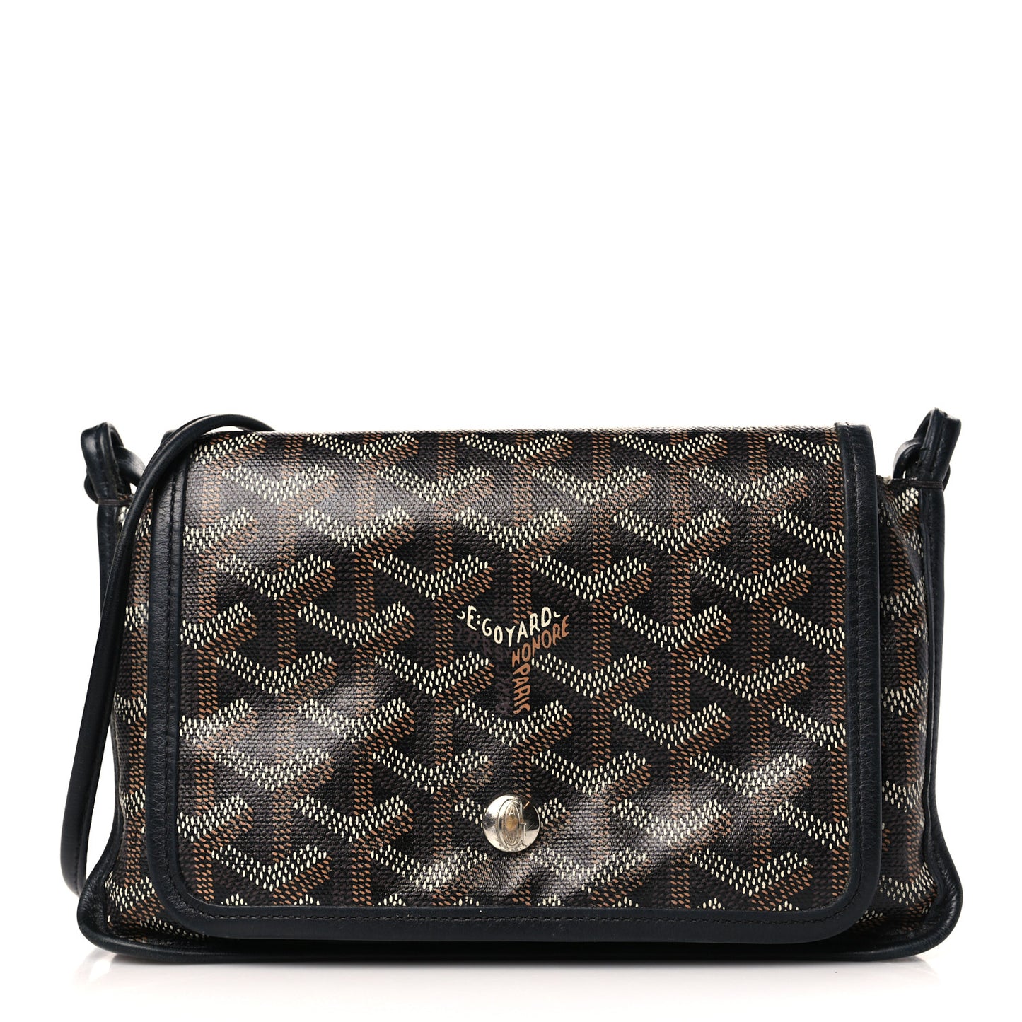 Goyardine Plumet Wallet Clutch Black