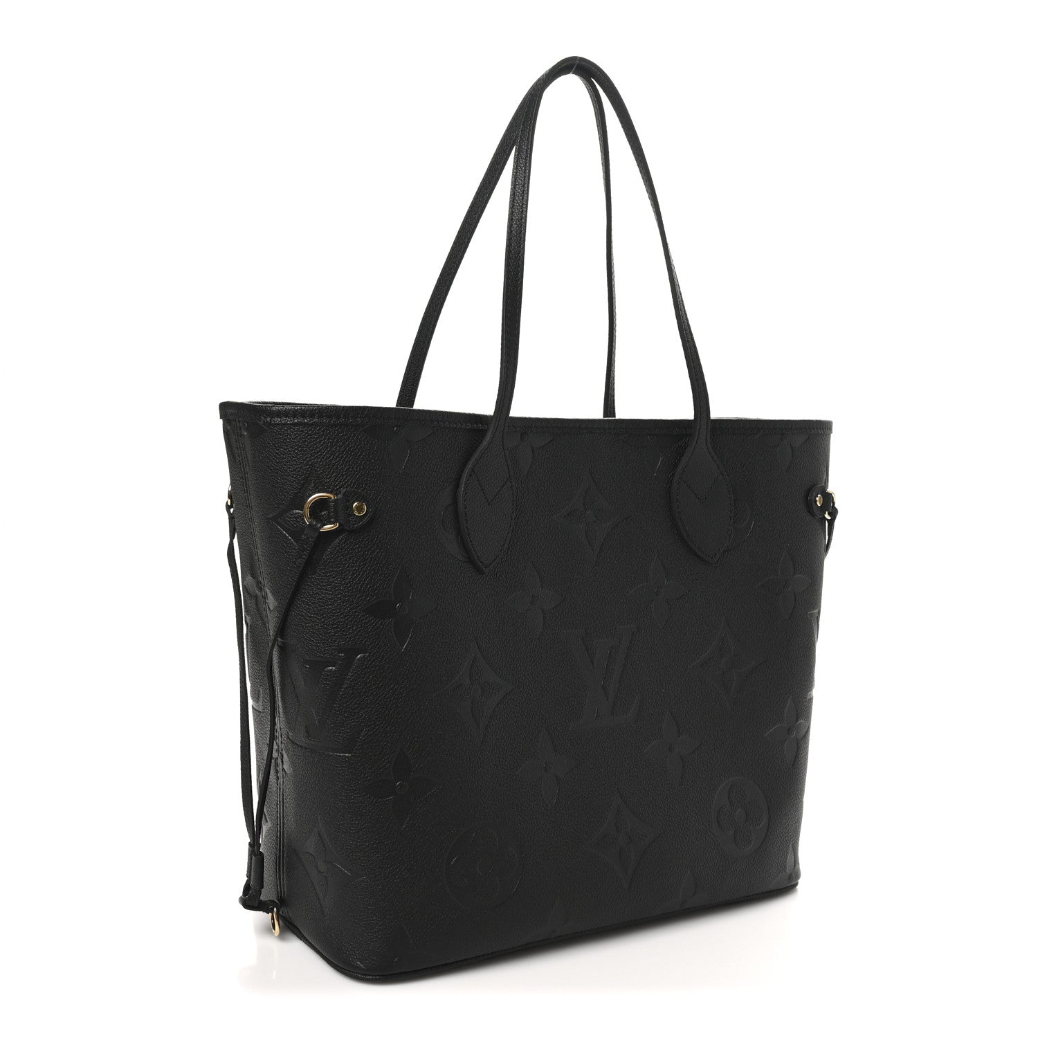 Louis Vuitton Empreinte Monogram Giant Neverfull MM Black 3 of 9