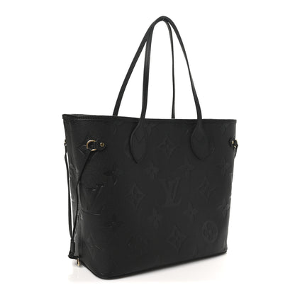 Louis Vuitton Empreinte Monogram Giant Neverfull MM Black 3 of 9