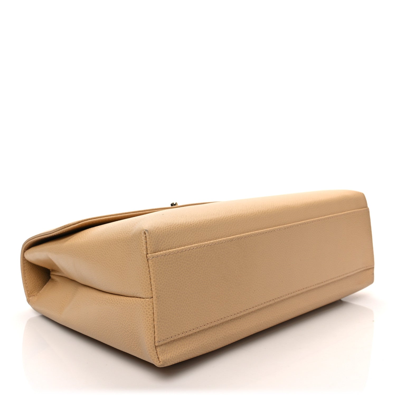 Chanel Caviar Jumbo Kelly Flap Bag Beige 3 of 8